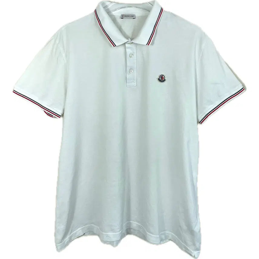 [BUNJANG] Moncler Logo Patch Polo Shirt / [XXL] 몽클레어 로고 패치 폴로 셔츠