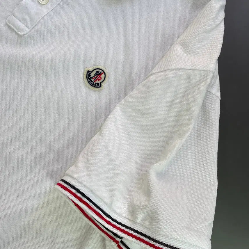 [BUNJANG] Moncler Logo Patch Polo Shirt / [XXL] 몽클레어 로고 패치 폴로 셔츠