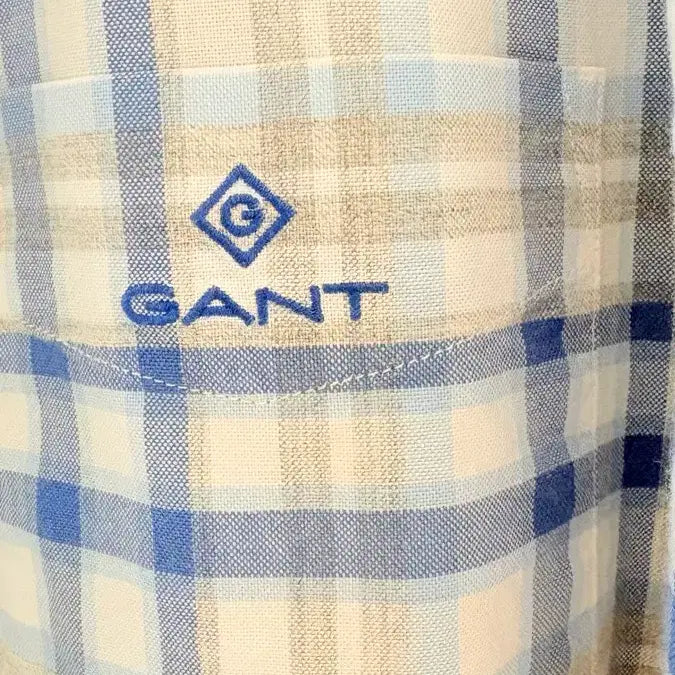 [SOLD OUT] 깔끔한 GANT 체크 남방이에요