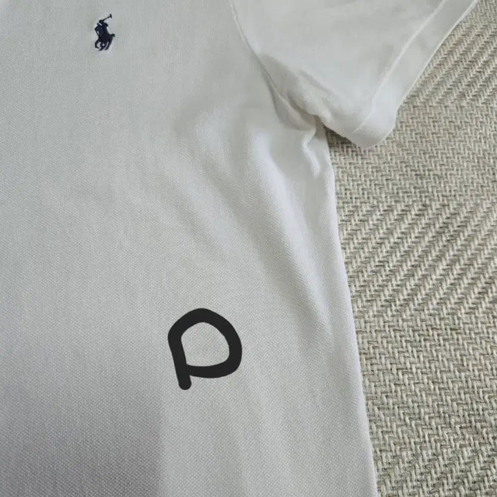 [BUNJANG] Polo Ralph Lauren Custom Slim Fit White Polo Shirt / 남성L100 폴로 카라 반팔티