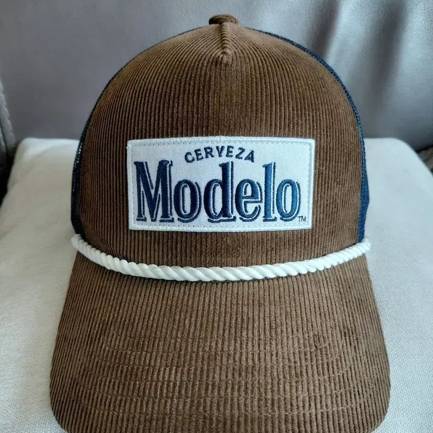 [BUNJANG] Modelo Beer Corduroy Trucker Cap / [새제품] 모델로 맥주 트러커캡 멕시코 맥주