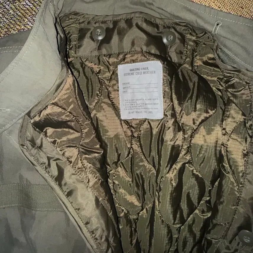 [BUNJANG] Freaks Store M65 Olive Green Long Jacket / 프릭스 스토어 m65 올리브 그린 롱 내피,외피 완제품 프리사이즈