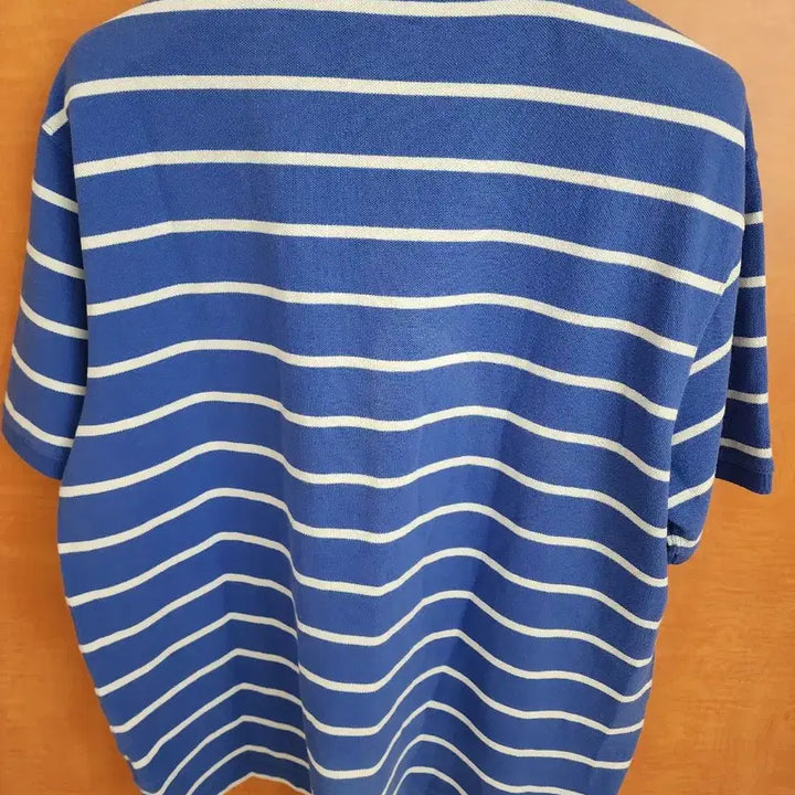 [BUNJANG] Puma x AMI Blue Stripe Short-Sleeve Polo Shirt / 푸마 아미 블루 스트라이프 반팔 카라티 팝니다.
