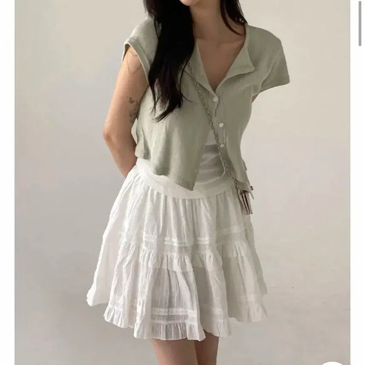 [BUNJANG] Lace Skirt Pants / (새제품)레이스 치마바지