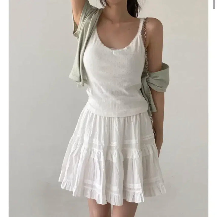 [BUNJANG] Lace Skirt Pants / (새제품)레이스 치마바지