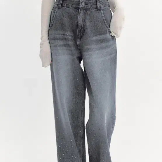 [BUNJANG] The Tiz Denim Pants Gray M Short / 더티스 데님바지 그레이 m숏