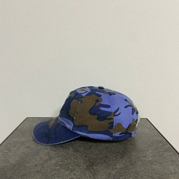 [BUNJANG] Supreme S Logo Camo Navy Ball Cap / (OS) 슈프림 S로고 볼캡 모자 카모 네이비