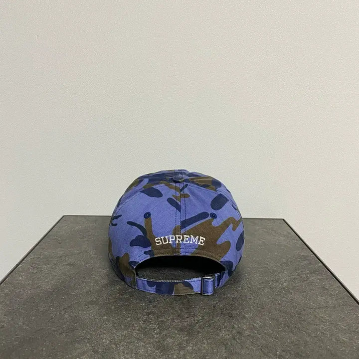[BUNJANG] Supreme S Logo Camo Navy Ball Cap / (OS) 슈프림 S로고 볼캡 모자 카모 네이비