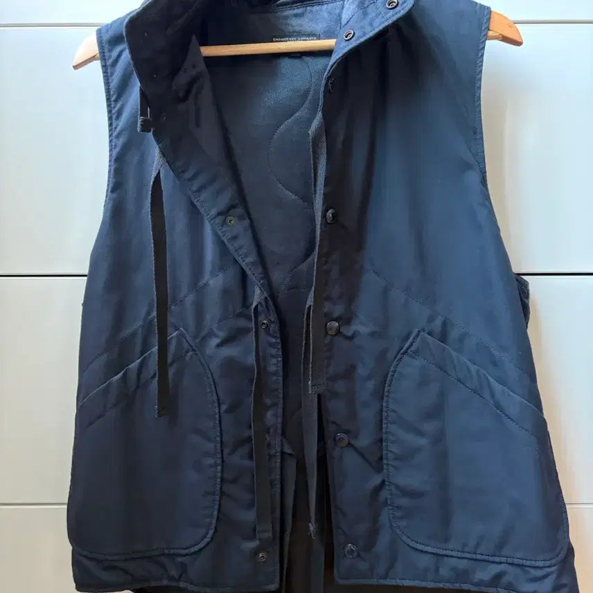 [BUNJANG] Engineered Garments Navy Vest M / 엔지니어드기먼츠 조끼 네이비 M