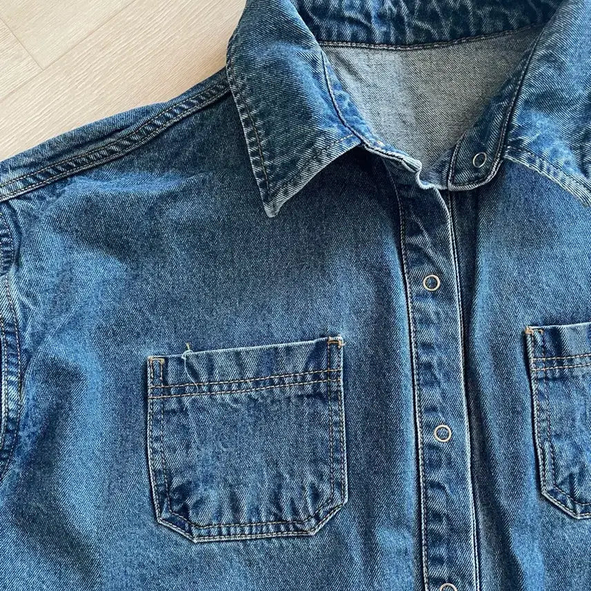 [BUNJANG] Denim Shirtdress / 데님원피스