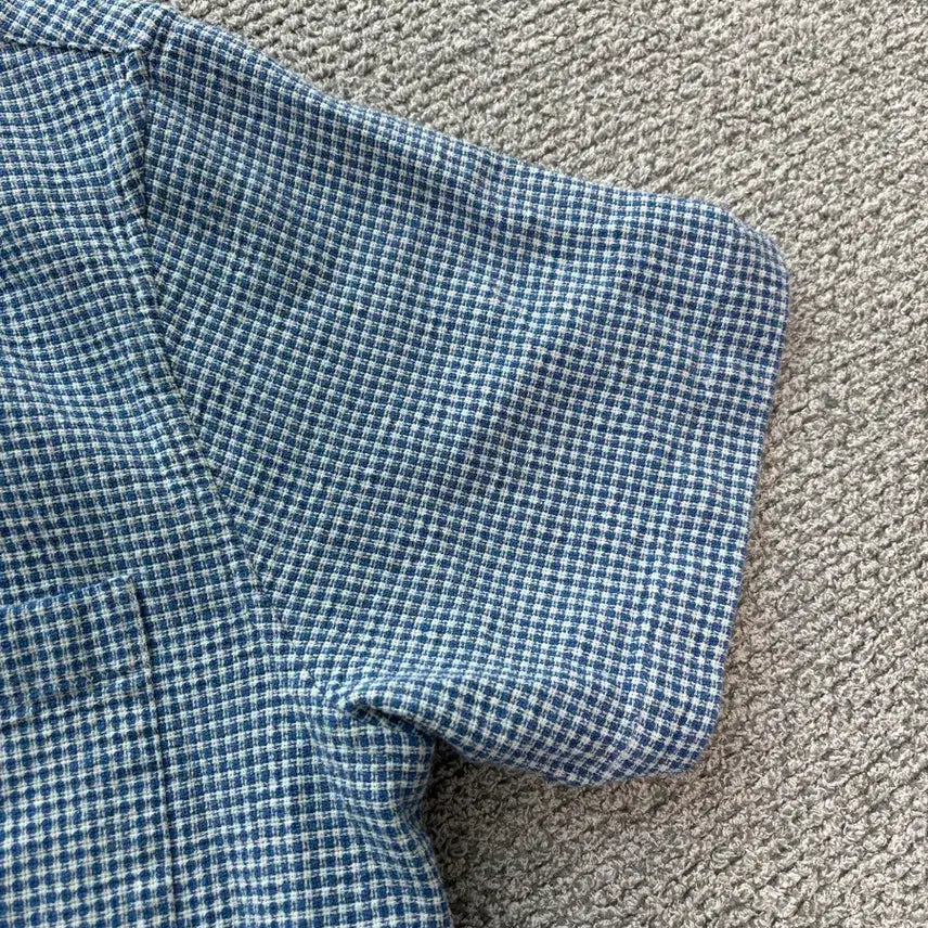 [SOLD OUT] 토마스모어 블루 체크 셔츠 L