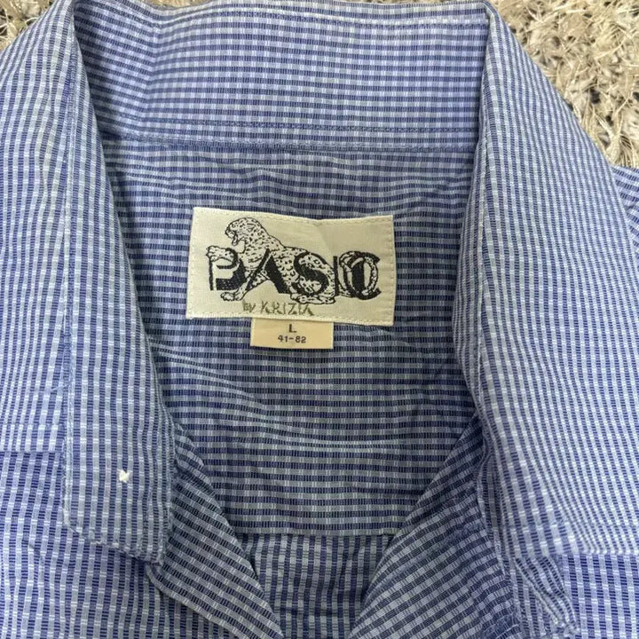 [BUNJANG] KRIZIA Checkered Shirt - Size 105 / 일본판 KRIZIA 체크 셔츠 사이즈 105
