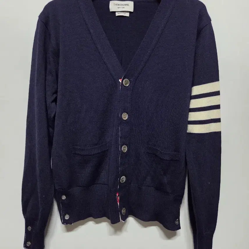 [SOLD OUT] (1) 95 톰브라운 네이비 가디건 삼선 완장