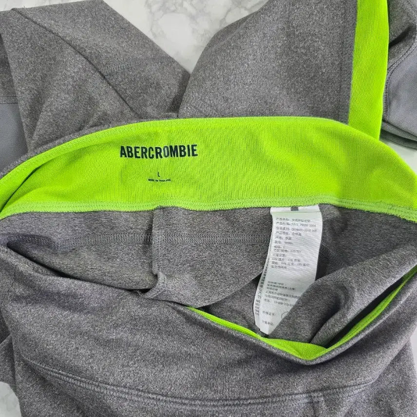 [BUNJANG] Abercrombie Gray/Fluorescent 7/10 Leggings Women&
