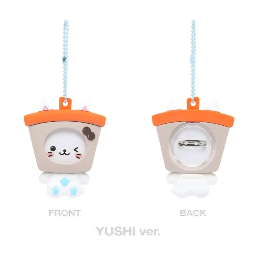 [SOLD OUT] 엔시티 위시 핀 버튼 홀더 유우시 키링