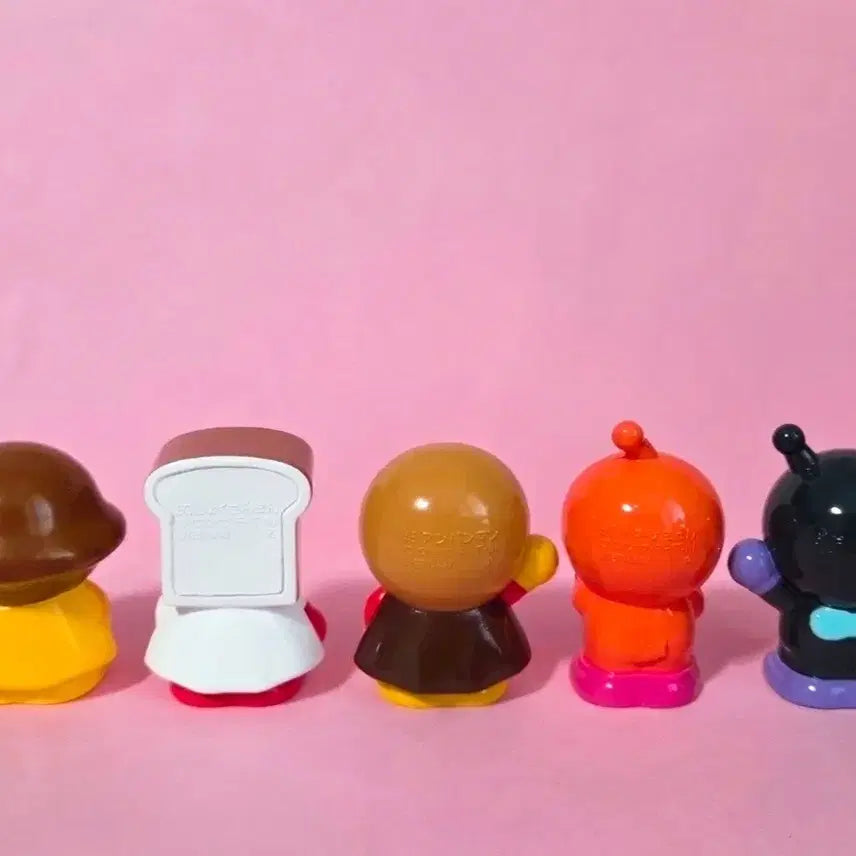 [BUNJANG] Anpanman Finger Puppet Figure 5-Piece Bundle Set / (일괄) 날아라 호빵맨 손가락 피규어 5종