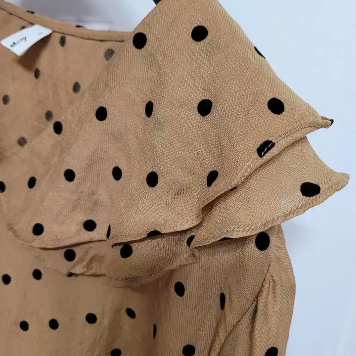 [BUNJANG] Big Size Sheer Big Collar Blouse / 99~100 빅사이즈 시스루 빅카라 블라우스
