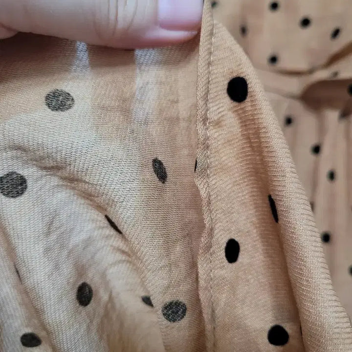 [BUNJANG] Big Size Sheer Big Collar Blouse / 99~100 빅사이즈 시스루 빅카라 블라우스