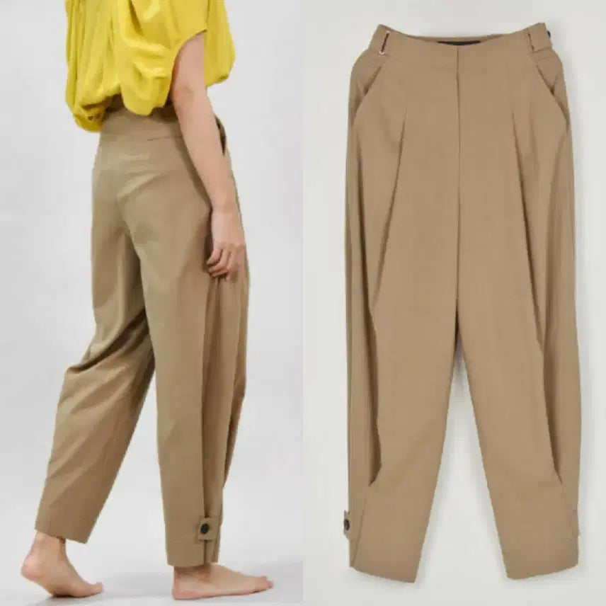 [BUNJANG] Vivienne Westwood Side Snap Tucked Pants - M / vivienne westwood 비비안웨스트우드 사이드스냅 턱 팬츠 M