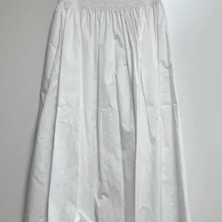 [BUNJANG] Zara White Shirred Skirt / 자라 화이트 셔링 스커트
