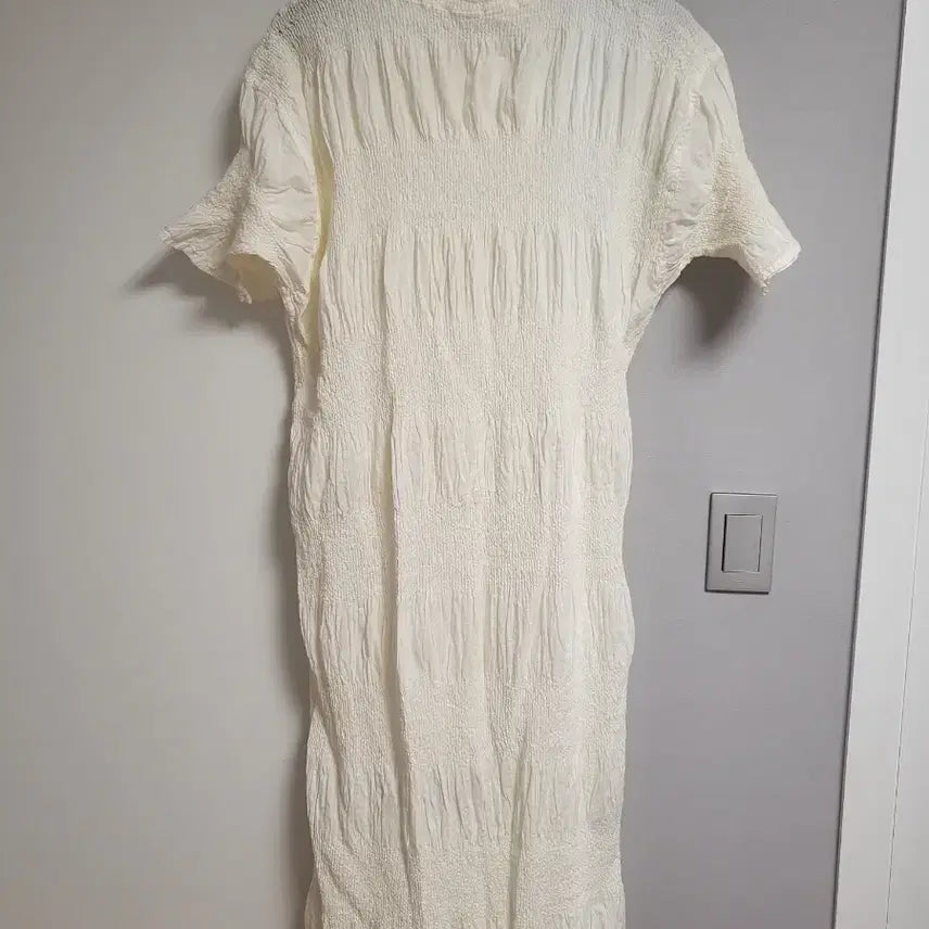 [BUNJANG] Pleats Please me Ivory Pleated Dress / 플리츠플리즈 me 원피스