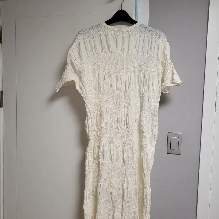 [BUNJANG] Pleats Please me Ivory Pleated Dress / 플리츠플리즈 me 원피스