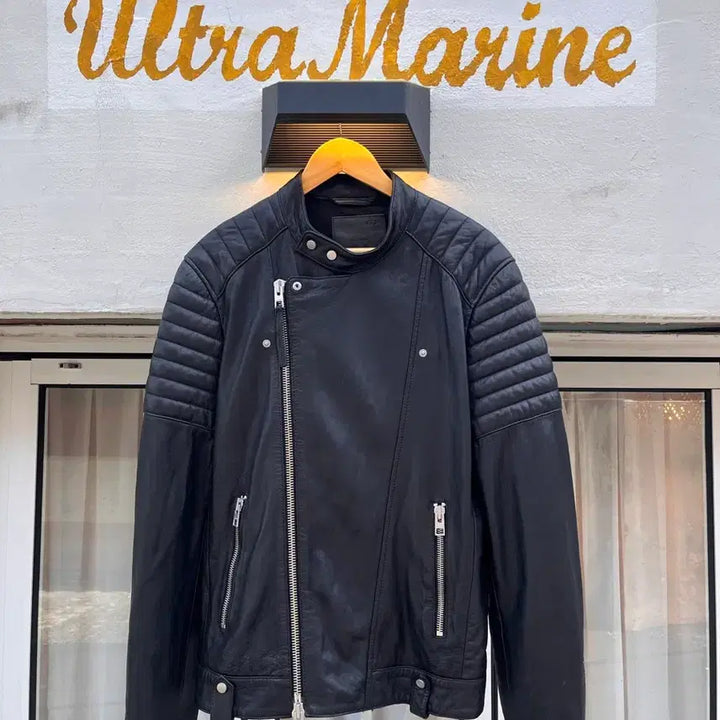 [BUNJANG] AllSaints Jasper Leather Biker Jacket / 올세인츠 제스퍼 레더 바이커 자켓