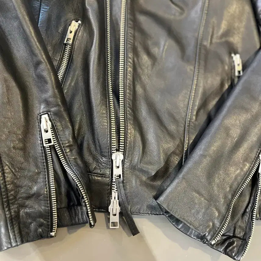 [BUNJANG] AllSaints Jasper Leather Biker Jacket / 올세인츠 제스퍼 레더 바이커 자켓