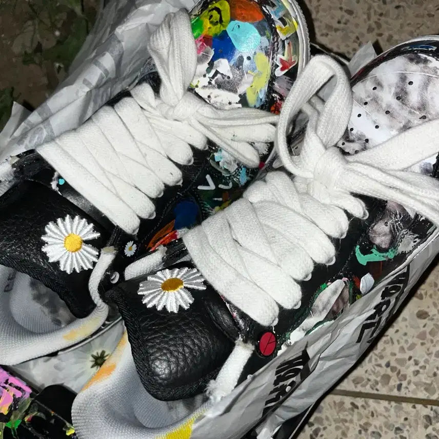 [BUNJANG] Nike Air Force 1 Custom Peaceminusone Sneakers / 나이키 에어포스1 커스텀 피스마이너스원