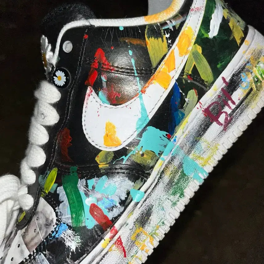 [BUNJANG] Nike Air Force 1 Custom Peaceminusone Sneakers / 나이키 에어포스1 커스텀 피스마이너스원