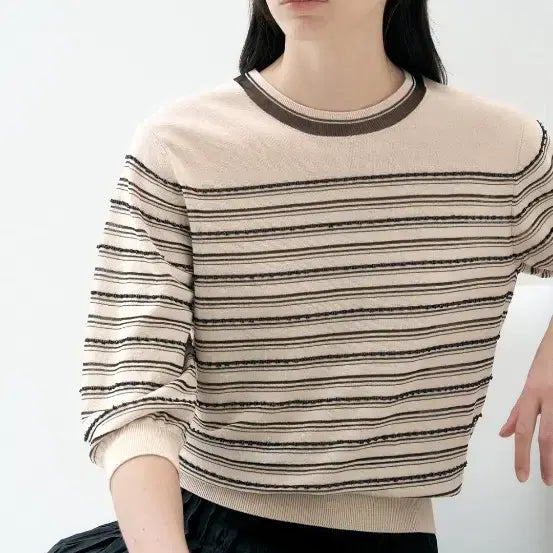 [BUNJANG] Obzee Stripe Knit Top / 어브제 스트라이프 니트탑 26년