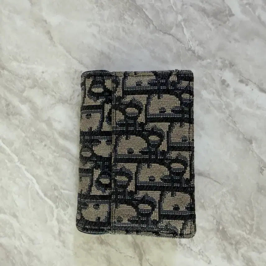 [BUNJANG] Dior Oblique Saddle Card Wallet / 디올 오블리크 카드지갑 새들 반지갑 풀 구성품