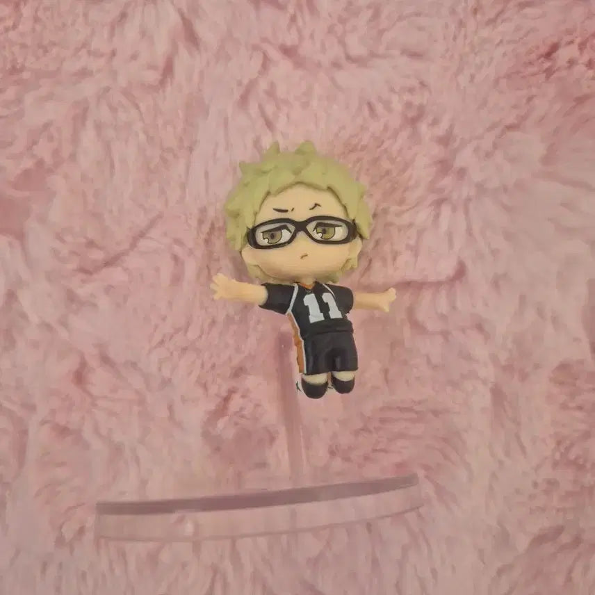 [BUNJANG] Haikyu Tsukishima Kei Mini Nendoroid Figure / 하이큐 츠키시마 케이 미니 넨도 피규어