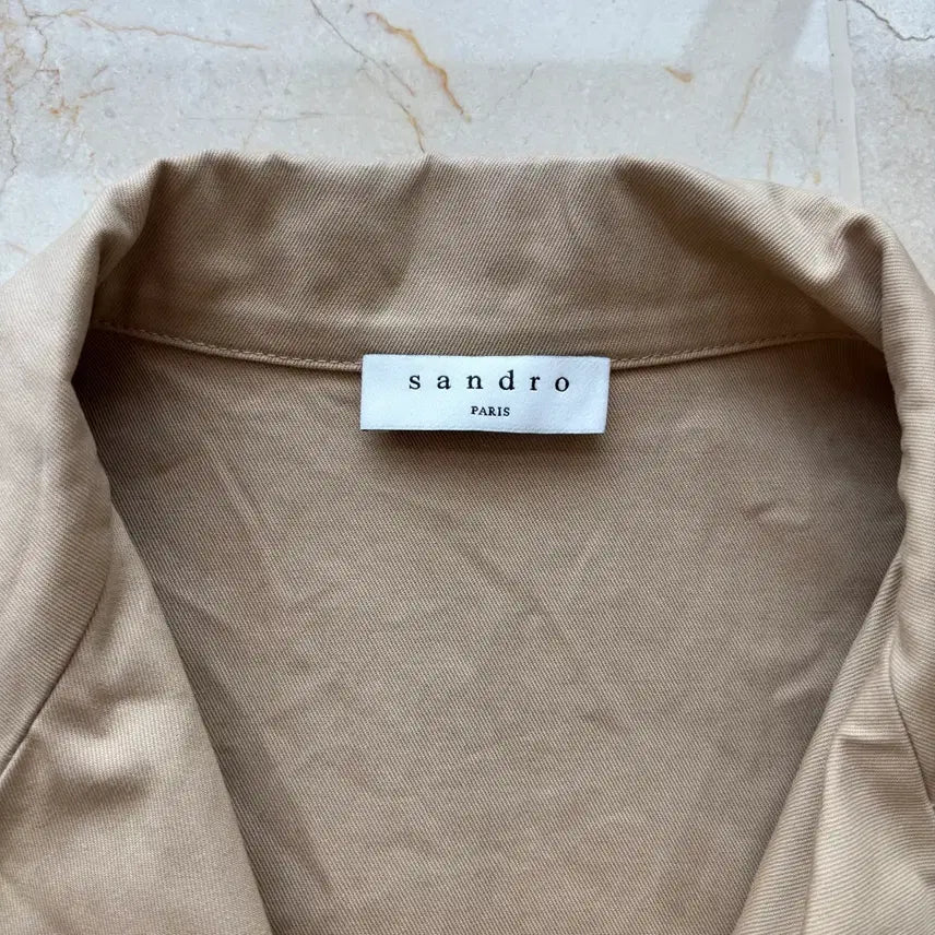 [BUNJANG] Sandro Pearl Embellished Shirt Size 40 / Sandro 진주 장식 셔츠 40사이즈