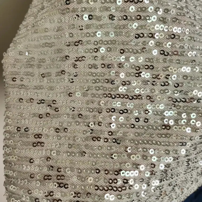 [BUNJANG] Sequin Short Sleeve T-Shirt / 스팽글 반팔 티셔츠