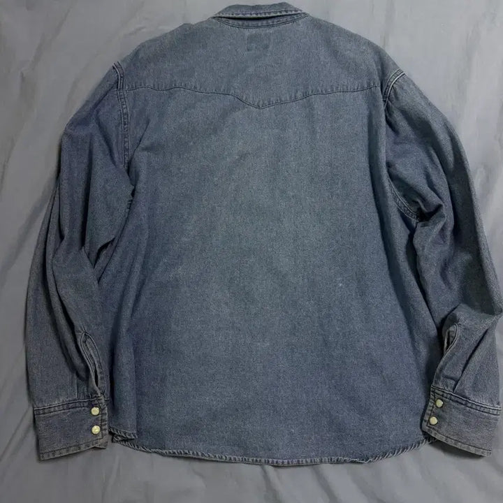 [BUNJANG] Urbanic 30 Western Denim Shirt OS / 얼바닉30 웨스턴 데님 셔츠
