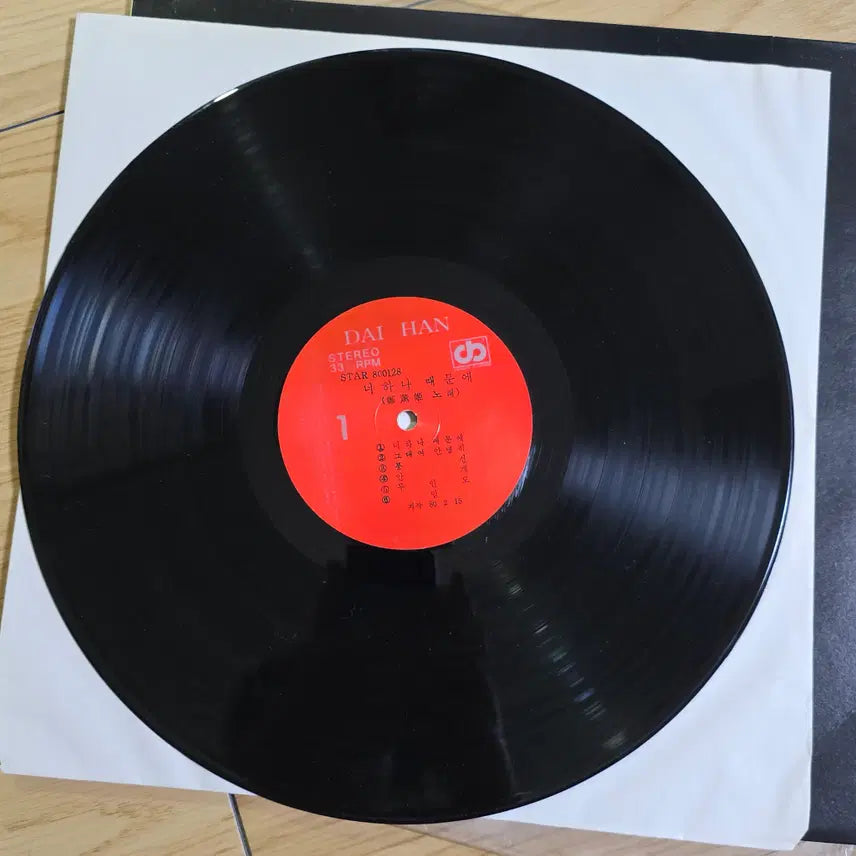 [BUNJANG] Jung Hoon Hee 1980 Neo Hana Ttaemune LP / 정훈희 1980년 너하나때문에 LP