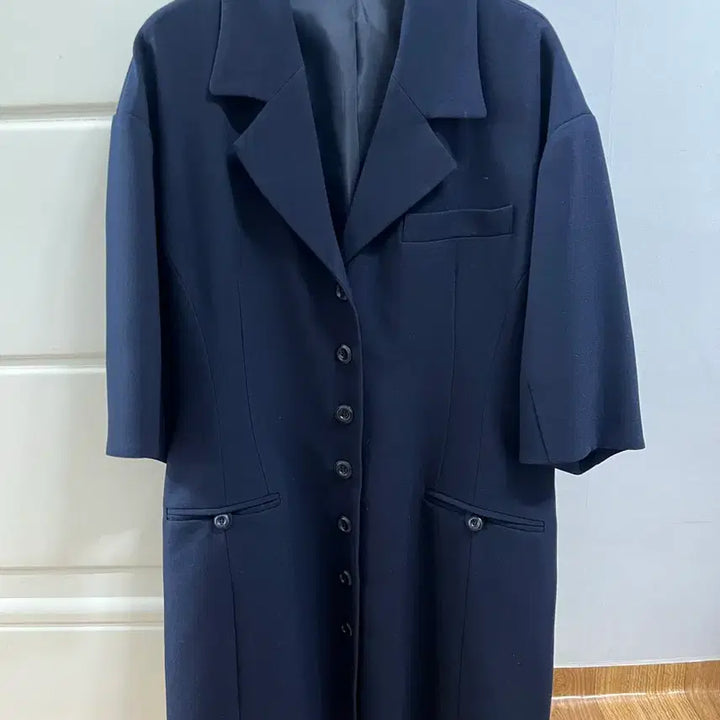 [BUNJANG] GROVE AMELIE OPS Navy Jacket Dress / 그로브 AMELIE OPS 자켓 원피스 네이비