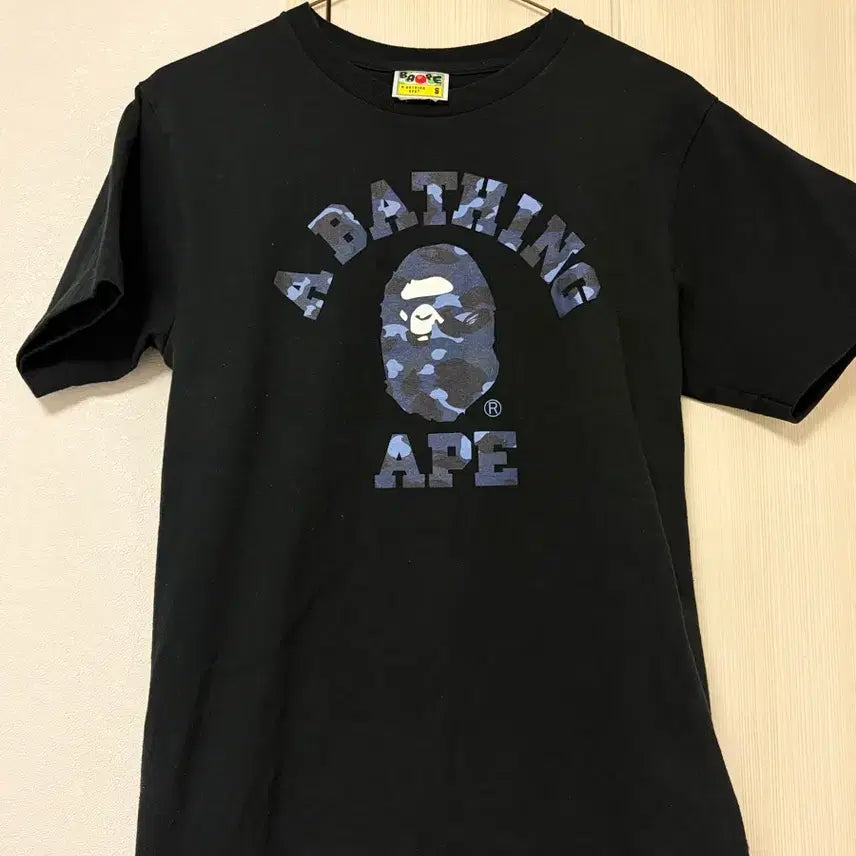 [BUNJANG] BAPE Camo S/S Tee Black Size S / 베이프 카모 반팔티 블랙 s사이즈 시부야점 베이프 구매