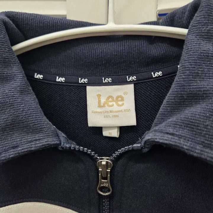 [BUNJANG] Lee Collar Sweat Zip-up / 리 Lee 카라 스웻 집업