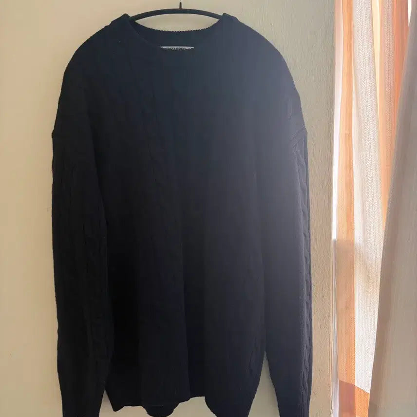 [BUNJANG] Kkwabaegi Knit Sweater / 꽈배기 니트 네이비, 카키 2벌