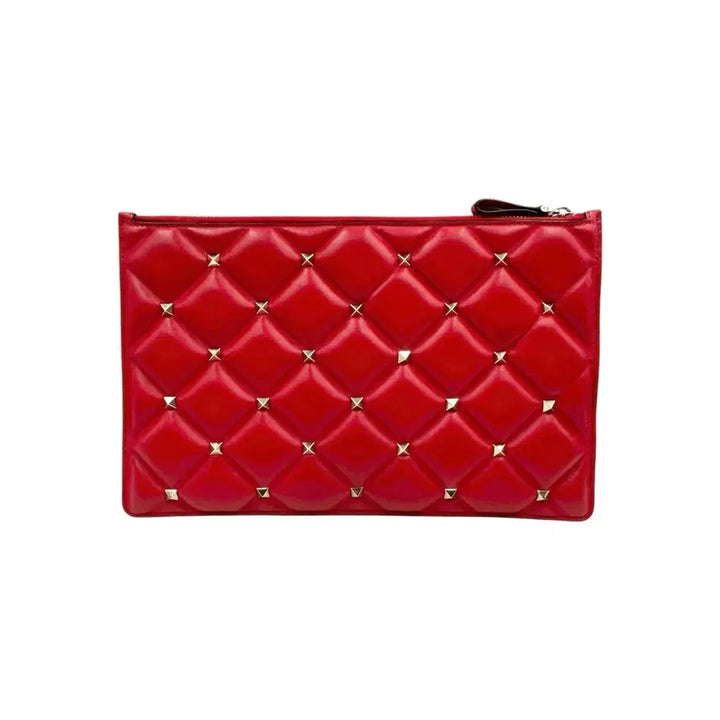 [BUNJANG] Valentino Candy Stud Clutch - Red / 발렌티노 캔디 스터드 클러치 레드