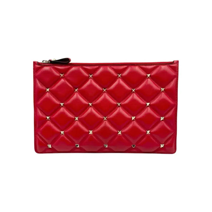 [BUNJANG] Valentino Candy Stud Clutch - Red / 발렌티노 캔디 스터드 클러치 레드