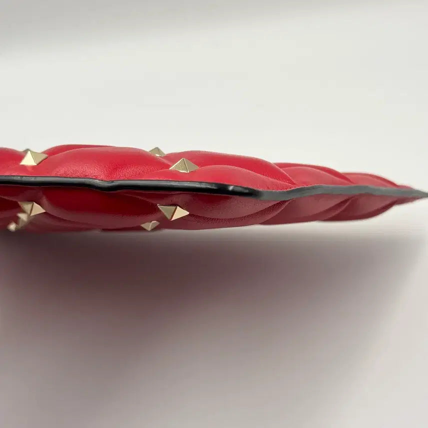 [BUNJANG] Valentino Candy Stud Clutch - Red / 발렌티노 캔디 스터드 클러치 레드