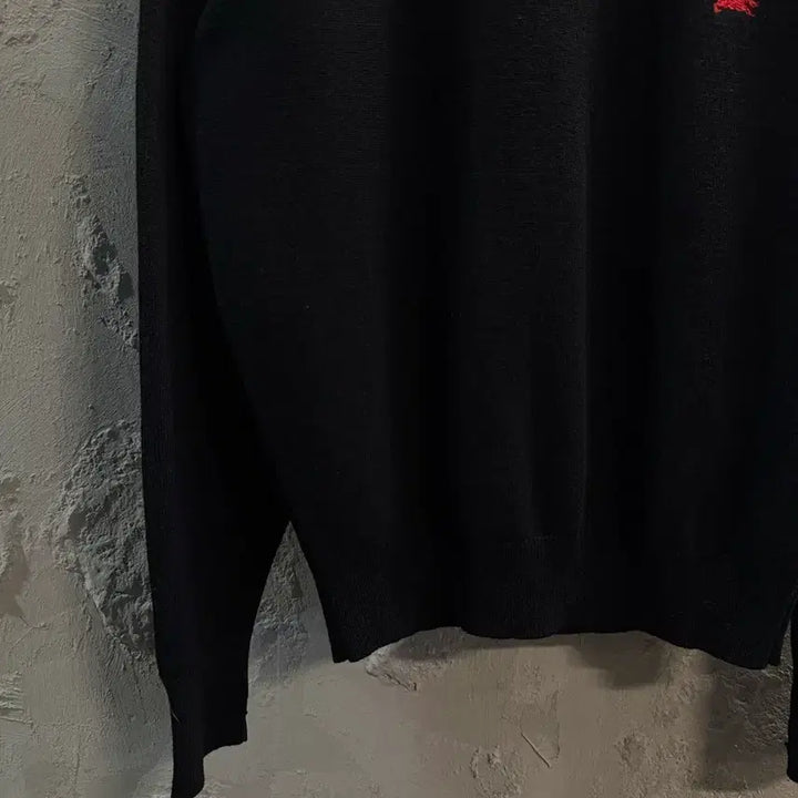 [BUNJANG] Burberry Lambswool Crew Neck Knit Sweater / 40 버버리 BURBERRY 램스울 크루넥 니트 블랙
