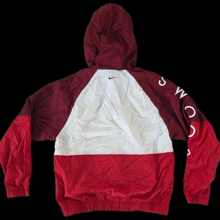 [SOLD OUT] 나이키 더블스우시 바람막이 레드/화이트