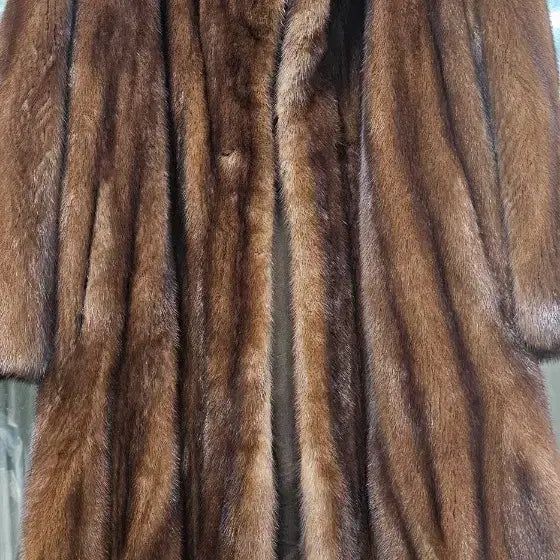 [BUNJANG] Geunhwa Saga Mahogany Mink Fur Coat / 근화 모피 사가  마호가니 최상급. 통밍크코트