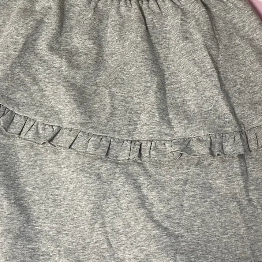 [BUNJANG] Kimahop Gray Ruffled Long Skirt / 김아홉 그레이 캉캉 롱스커트 롱치마