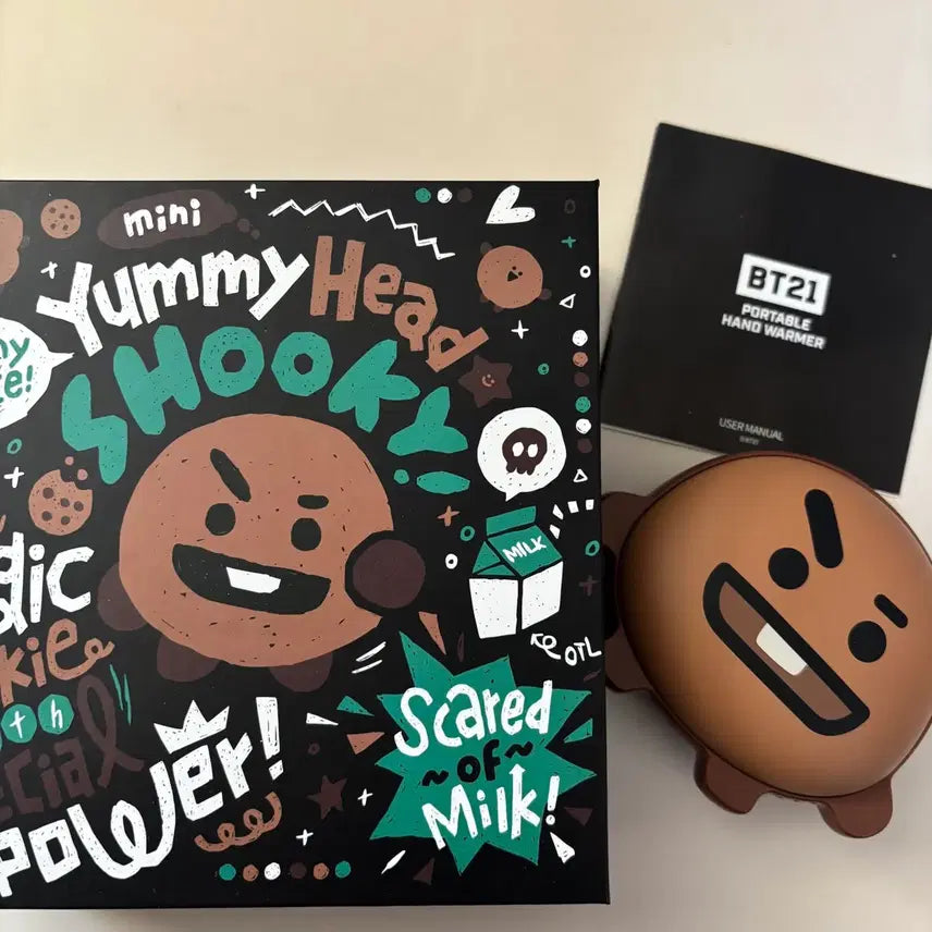 [SOLD OUT] 방탄소년단 BT21 슈키 shooky 충전식 보조배터리 &amp; 손난로
