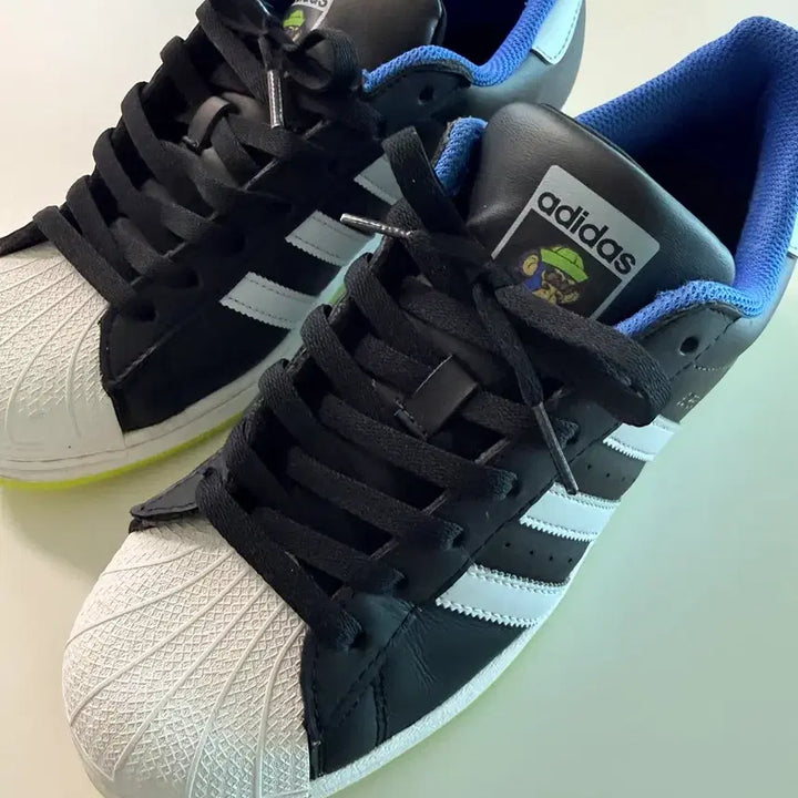 [BUNJANG] Adidas Superstar Black Sneakers / 아디다스 슈퍼스타 270